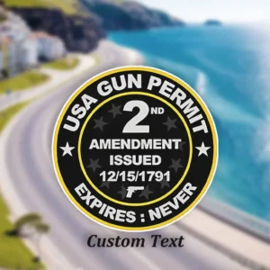 2A Permit Sticker