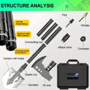 Tactical Shovel Multi-Function