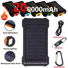 Portable Solar Power Bank for Cell