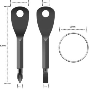 Keychain Screwdriver Set